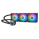 Thermaltake TH420 ARGB Sync V2 21.1" CPU Liquid Cooler/AlO Liquid Cooling/3x140mm Fan/PWM 500~1800 RPM/Copper Waterblock/AMD &amp; Intel Compatible, CL-W376-PL14SW-A, Black