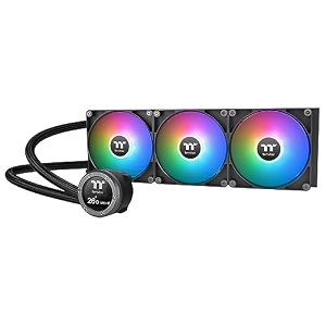 thermaltake th420 v2 ultra argb syncalo liquid coolerargb fan 140  3pwm 5001800rpmwater block 2134 lcdblack cl-w386-pl14sw-a