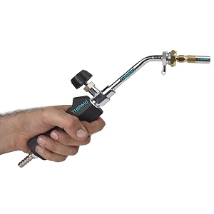 thermo 30 cm 12 inch flamethrower with burner no 0 both made of brass  gold amp silver melting torch jewelry soldering metal heating welding brazing amp heat treatment tool  made in bharat