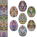 Thermo Heat Shrink Sleeve Decoration Easter Egg Wraps Pysanka Pysanky (Matryoshka)