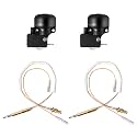 Thermocouple & Tilt Switch for Patio Heater, Thermocouples and Dump Switch Repair Kit for Propane, Glass Tube, Gas Patio Heater, Replaces O EM 2304885, F237349, Compatible with Tower Heater, 2 Pack