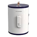 ThermoMate Tank Water Heater Electric, 18 Gallon Small Point of Use Residential Hot Water Heater for Washing &amp; Shower, 120Volt 1500W Compact, Adjustable Thermostat, UL Listed