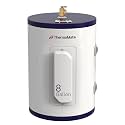 ThermoMate Tank Water Heater Electric, 8 Gallon Small Point of Use Residential Hot Water Heater, 1500W 120Volt Compact, Adjustable Thermostat, UL Listed (ES900)