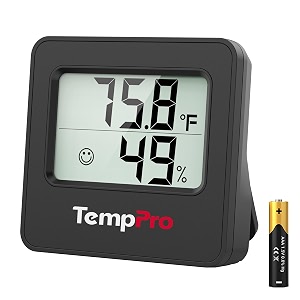 thermopro tp157 hygrometer indoor thermometer for home room thermometer humidity meter with temperature humidity sensor for greenhouse office cellar