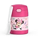 THERMOS FUNTAINER Kids Food Jar with Spoon, 10oz, Preschool Minnie
