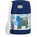 Thermos FUNTAINER 10 Ounce Stainless Steel Vacuum Insulated Kids Food Jar with Spoon, Dinosaur Kingdom