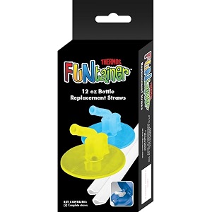 thermos replacement straws for 12-ounce funtainer bottle limeblue limeblue