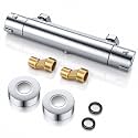 Thermostatic Shower Faucet Valve, Chrome Finish Mixer