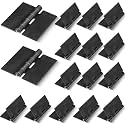 Therwen 16 Pcs Weld Hinges Heavy Duty Steel Butt Hinge, 3 Inches