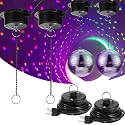 Therwen 6 Pcs 3 Pcs Disco Ball Motor, 3rpm Mirror Ball for 12-16" Under