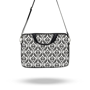 theskinmantra chain laptop sleeve bag compatible with laptopmacbookschrombooknotebookzbook 141 inch slingstrap patterns