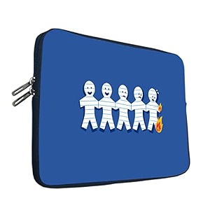 theskinmantra chain laptop sleeve bag compatible with laptopmacbookschrombooknotebookzbook 133 inch handle clocks