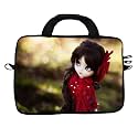 TheSkinMantra Chain Laptop Sleeve Bag Compatible with Laptop/Macbooks/Chrombook/Notebook/Zbook (15.6 Inch (Sling/Strap), Girl in her Dream)