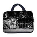 TheSkinMantra Chain Laptop Sleeve Bag Compatible with Laptop/Macbooks/Chrombook/Notebook/Zbook (13.3 Inch [Handle], Clocks)