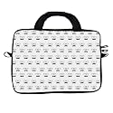 Theskinmantra Chain Laptop Sleeve Bag Compatible with Laptop/Macbooks/Chrombook/Notebook/Zbook (15.6 Inch [Sling/Strap], Specs and Mustache)