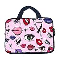 TheSkinMantra Chain Laptop Sleeve Bag Compatible with Laptop/Macbooks/Chrombook/Notebook/Zbook (13.3 Inch [Handle], Clocks)