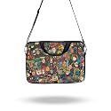TheSkinMantra Chain Laptop Sleeve Bag Compatible with Laptop/Macbooks/Chrombook/Notebook/Zbook (14.1 Inch (Sling/Strap), Herping Derping)