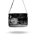 Theskinmantra Chain Laptop Sleeve Bag Compatible with Laptop/Macbooks/Chrombook/Notebook/Zbook (14.1 Inch [Sling/Strap], Tattoo Shop)