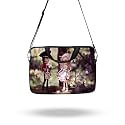 Theskinmantra Chain Laptop Sleeve Bag Compatible with Laptop/Macbooks/Chrombook/Notebook/Zbook (14.1 Inch (Sling/Strap), Two Lovers)