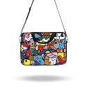 Theskinmantra Chain Laptop Sleeve Bag Compatible with Laptop/Macbooks/Chrombook/Notebook/Zbook (14.1 Inch (Sling/Strap), Colorful Creatures)