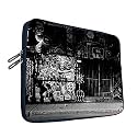 TheSkinMantra Chain Laptop Sleeve Bag Compatible with Laptop/Macbooks/Chrombook/Notebook/Zbook (13.3 Inch [Handle], Clocks)