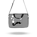 Theskinmantra Chain Laptop Sleeve Bag Compatible with Laptop/Macbooks/Chrombook/Notebook/Zbook (11.6 Inch [Sling/Strap], Stay Calm and Blow Bubbles Chap)