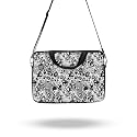 Theskinmantra Chain Laptop Sleeve Bag Compatible with Laptop/Macbooks/Chrombook/Notebook/Zbook (15.6 Inch [Sling/Strap], Humanity Has Raped My Soul)