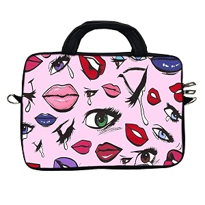 theskinmantra eyes and lips messenger bag for 156 inch laptop