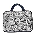TheSkinMantra Chain Laptop Sleeve Bag Compatible with Laptop/Macbooks/Chrombook/Notebook/Zbook (13.3 Inch [Handle], Humanity Has Raped My Soul)
