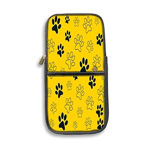 theskinmantra keyboard and mouse sleeve for logitech k380 models - for men and women compact sleeve for keyboard and mouse with multi-colored quirky designs pawsitive attitude