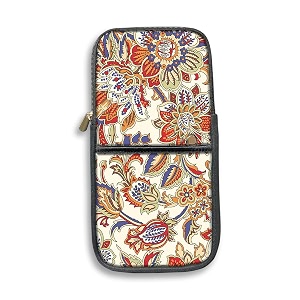 theskinmantra keyboard and mouse sleeve for logitech k380 models - for men and women compact sleeve for keyboard and mouse with multi-colored quirky designs gladiolus paint