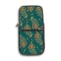 Theskinmantra Keyboard and Mouse Sleeve for Logitech K380 Models - for Men and Women Compact Sleeve for Keyboard and Mouse with Multi-Colored Quirky Designs (Feather Flow)
