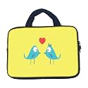 Theskinmantra Love Birds Laptop Sleeve Bag with