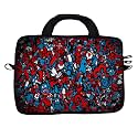 Theskinmantra Red Numbers Messenger Bag for 11 inch Laptop
