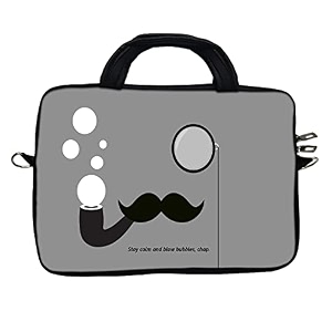 theskinmantra stay calm and blow bubbles chap messenger bag for 156 39cm inch laptop