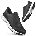 THESTRON Men Waterproof Golf Shoes Zipper Golf Shoes Professional Spikeless Golf Sneakers Male Golf Sports Walking Shoes Comfortable Golf Footwears for Men