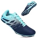 THESTRON Men Women Kids Track and Field Shoes Professional 8 Spikes Running Racing Sneakers Breathable Lightweight Sprinting Shoes