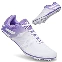 THESTRON Men Women Kids Track and Field Shoes Professional 8 Spikes Running Racing Sneakers Breathable Lightweight Sprinting Shoes