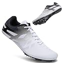 THESTRON Men Women Kids Track and Field Shoes Professional 8 Spikes Running Racing Sneakers Breathable Lightweight Sprinting Shoes