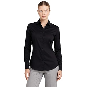 Thevasa Womens Classic Button Down Shirt