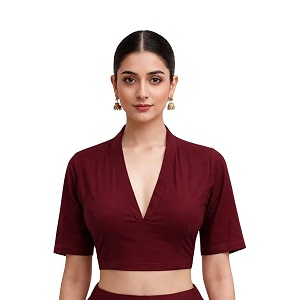 Thevasa Womens Divine Collar Blouse