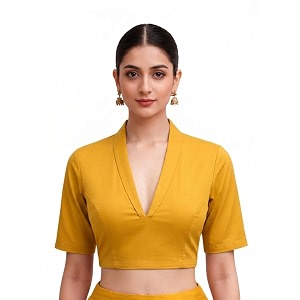 Thevasa Womens Divine Collar Blouse