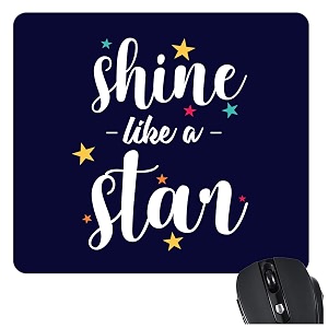 TheYaYaCafe Motivational Quote Printed Mouse Pad for