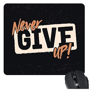 TheYaYaCafe Motivational Quote Printed Mouse Pad for
