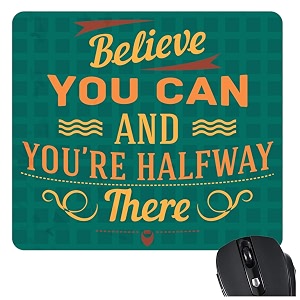 TheYaYaCafe Motivational Quote Printed Mouse Pad for