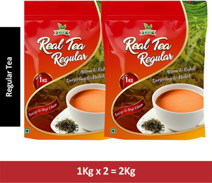 thf real tea regular 1 kg combo pake of 2 pcs unflavoured black tea pouch