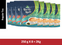 THF Real Tea Regular, Assam Teas, Unflavoured Black Tea, 250 GM (Pack of 8) Unflavoured Black Tea Pouch (8 x 0.25 kg)
