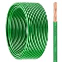 THHN Wire 10 Gauge 25 FT Stranded Copper Wire, Green