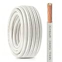 THHN Wire 2 Gauge 10 FT Stranded Copper Wire, White