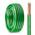 THHN Wire 2 Gauge 25 FT Stranded Copper Wire, Green